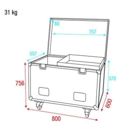 Showgear D7450 Multiflex Case 80